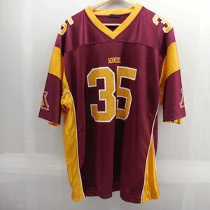University of Minnesota Gold Gohpers ProEdge Jersey Mens XL Maroon & Gold EUC